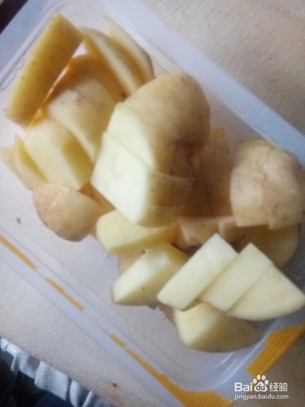 家常菜土豆炖豆角