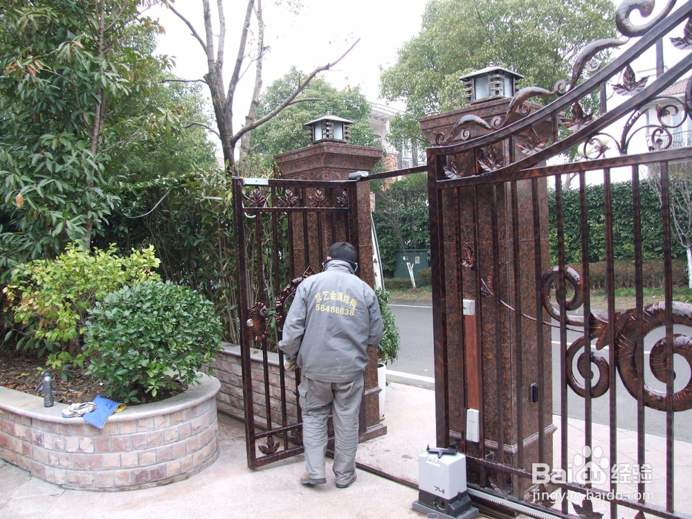 别墅铁艺大门加工经验