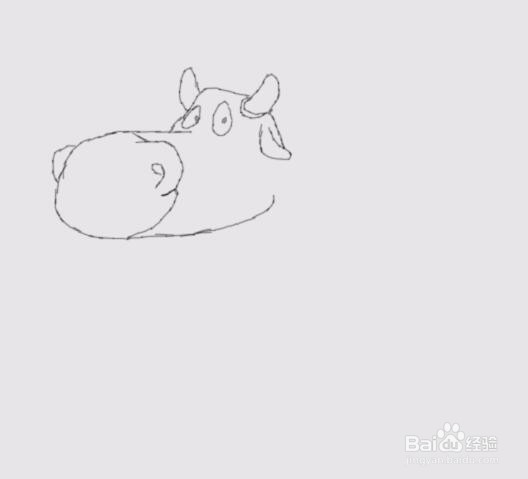 简笔画奶牛是怎么画的