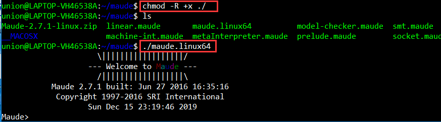 linux 如何安装 Maude 模型检查系统