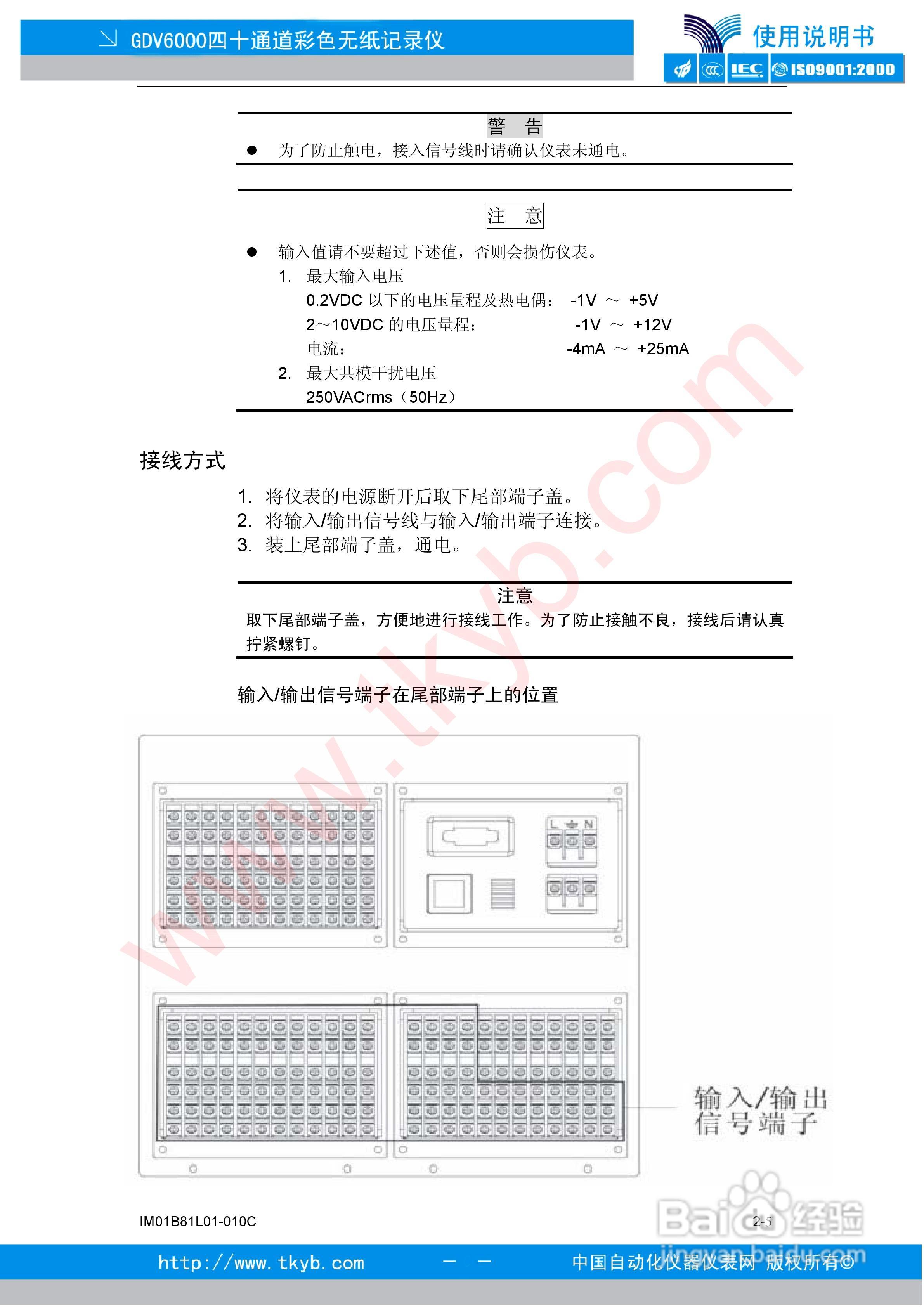 GDV6000彩色无纸记录仪使用说明书:[3]