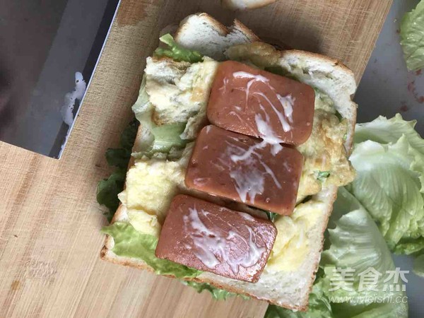 三明治早餐的做法