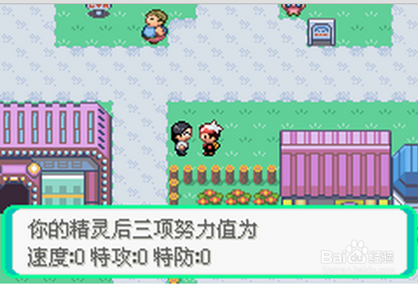 口袋妖怪怎么看个体值和努力值