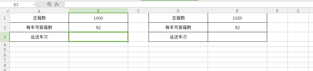 如何统计商品运送车次