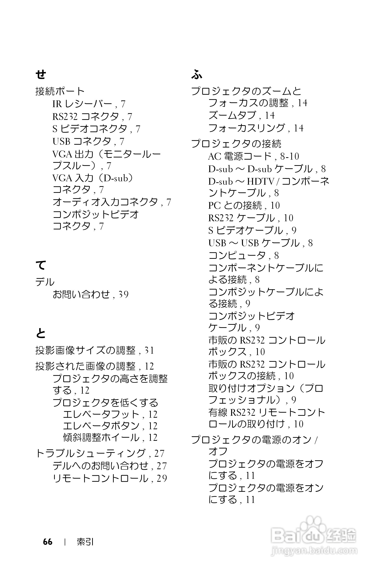 DELL Dell 1200MP Projector投影机说明书:[7]