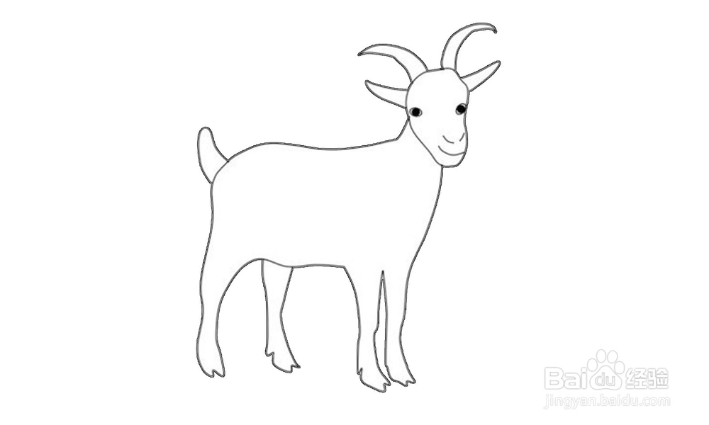 <b>如何快速画一只山羊</b>