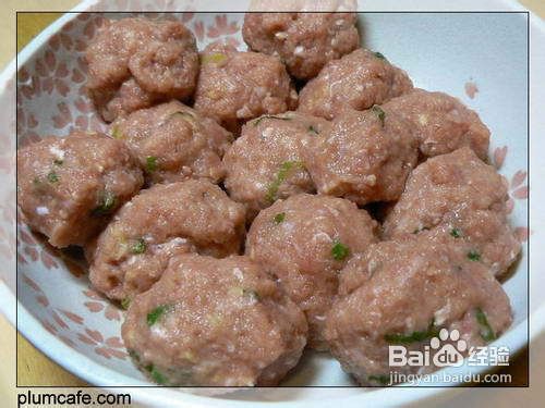 简易肉丸汤的做法