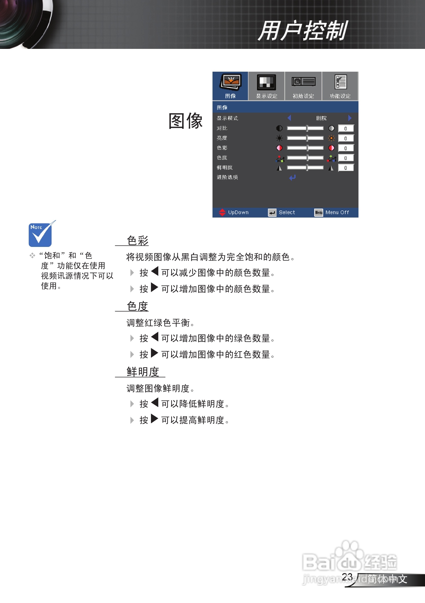 奥图码 HD71S投影机说明书:[3]