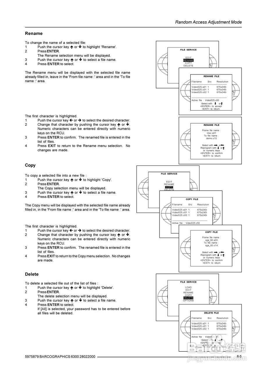 Barco巴可 GRAPHICS 6300投影机说明书:[4]