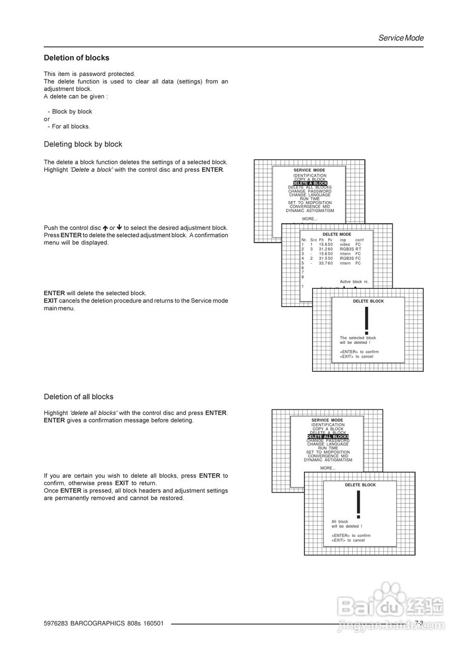 Barco巴可 GRAPHICS 808s投影机说明书:[5]