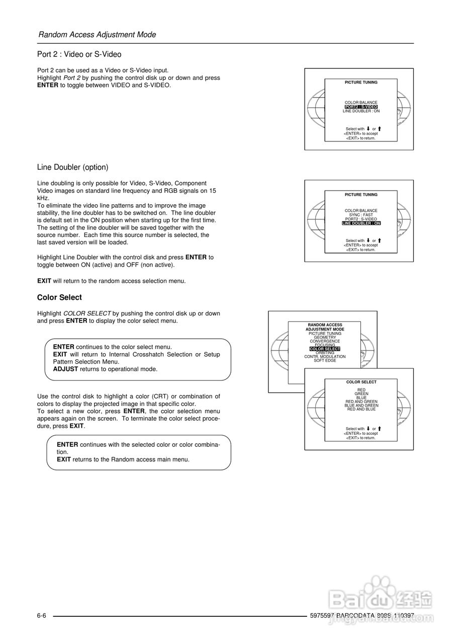 Barco巴可 DATA 808S投影机说明书:[3]