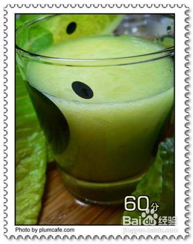 蜜瓜生菜饮的做法