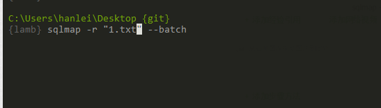 sqlmap post注入