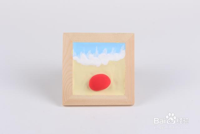 粘土教程——螃蟹粘土画