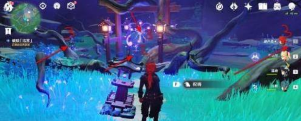 原神荒废神社结界顺序怎么解