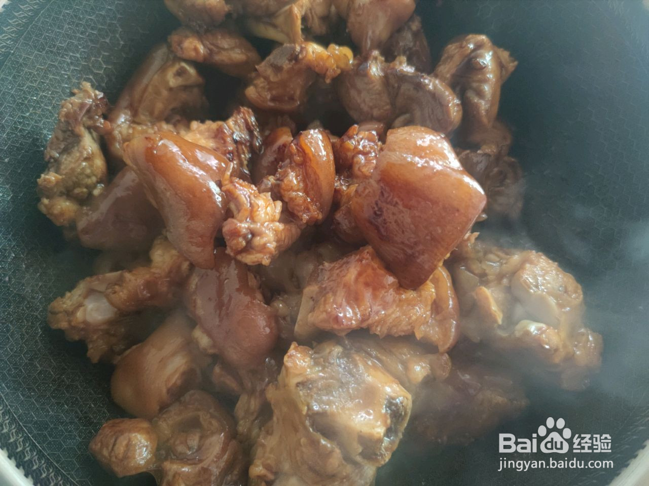 黄豆焖猪蹄的做法