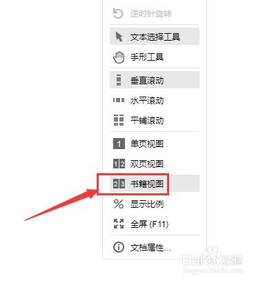 如何设置谷歌浏览器中PDF阅读界面为书籍视图
