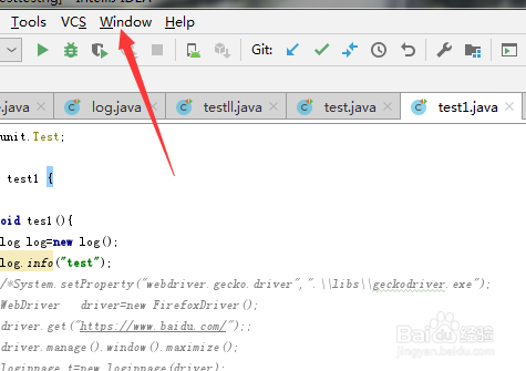 IntelliJ IDEA中怎么通过菜单关闭打开代码文件