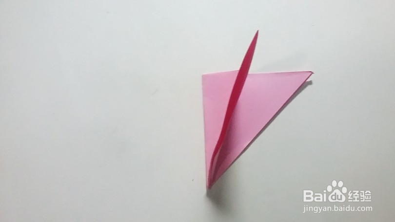 教师节的礼物------如何彩纸折叠一朵康乃馨