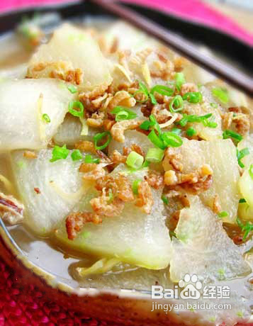 焖冬瓜的家常做法