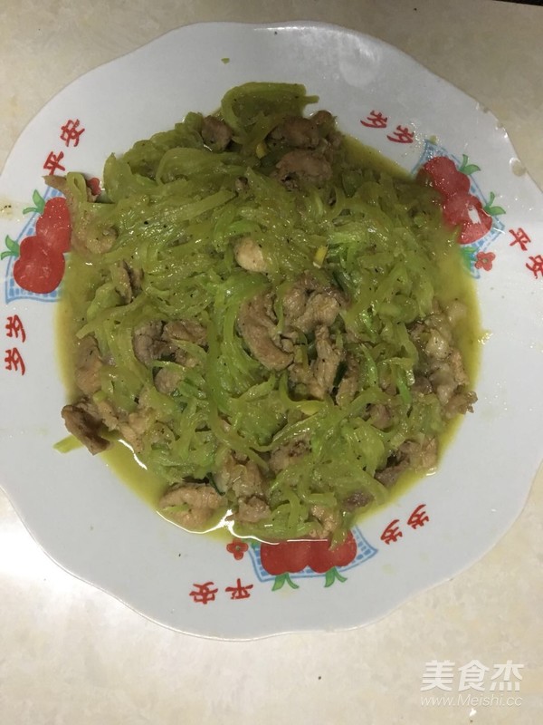 莴笋炒肉丝的做法