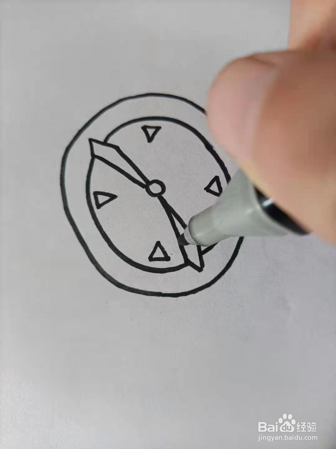 闹钟的简笔画怎么画