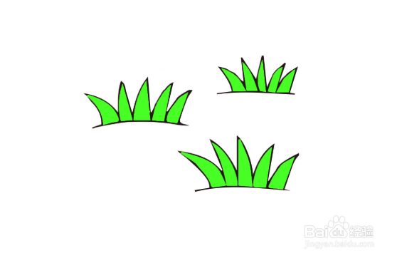 草的简笔画法简单图片