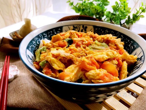 奶酪番茄鸡蛋面