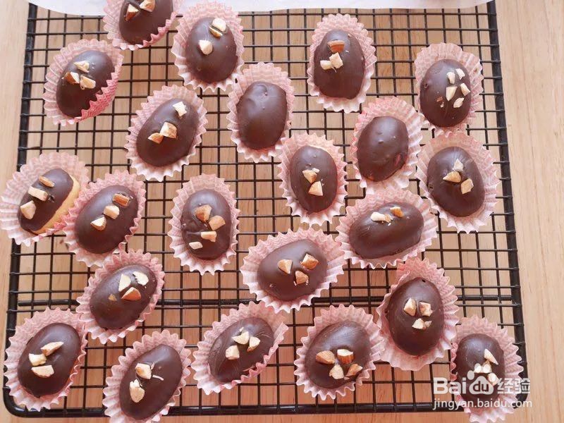 一口咬下去三种口味的巧克力杏仁饼干做法