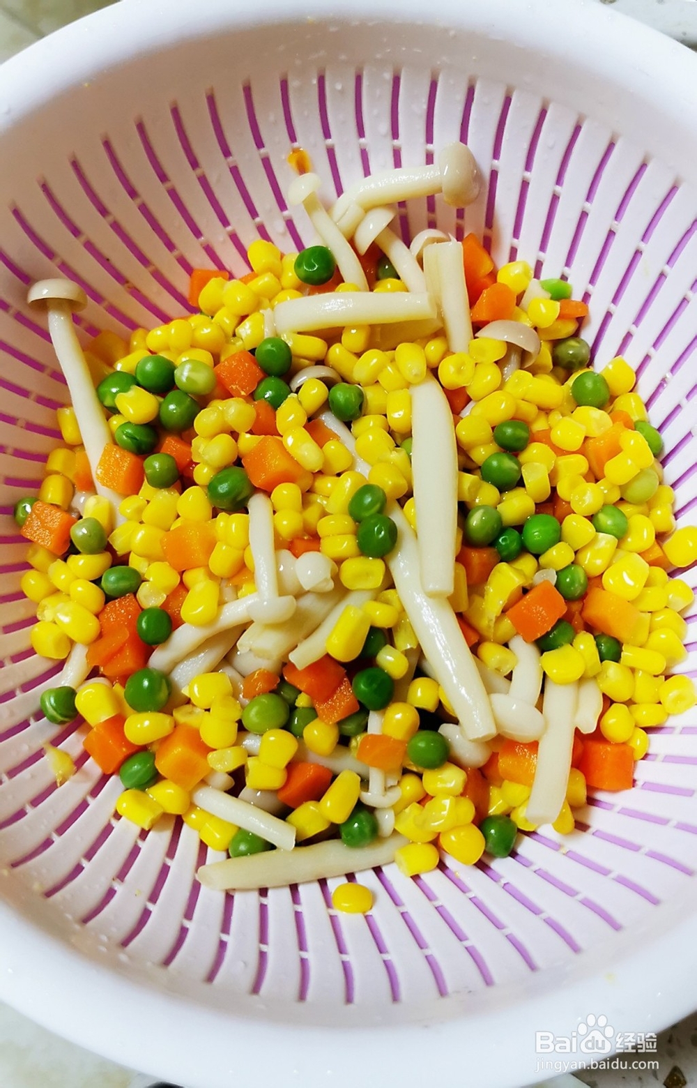 时蔬白玉菇的做法