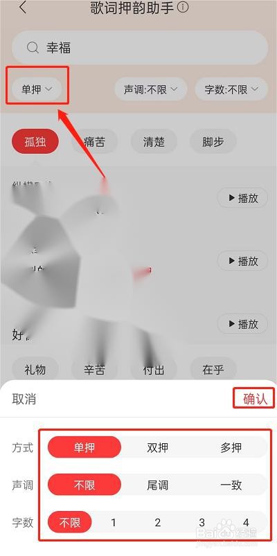 网易云音乐怎么打开歌词押韵助手