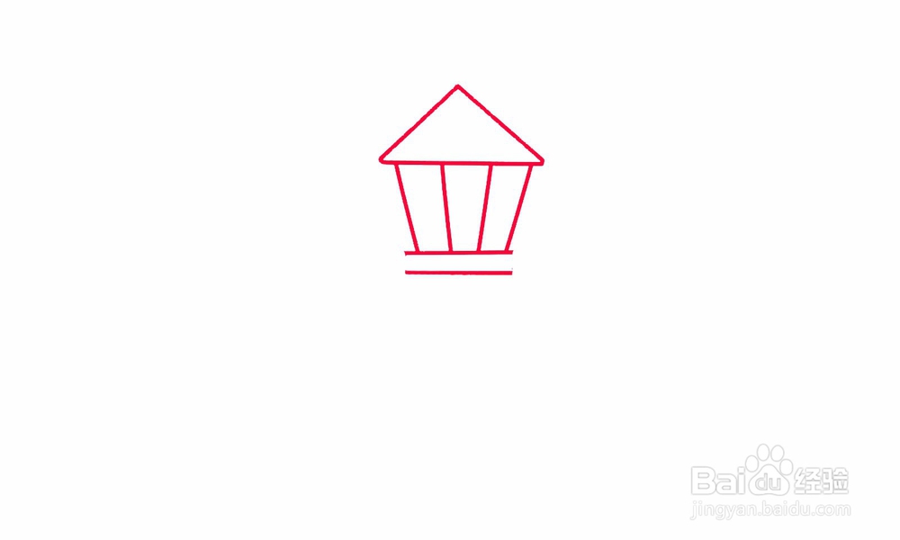 简笔画漂亮的路灯怎么画？