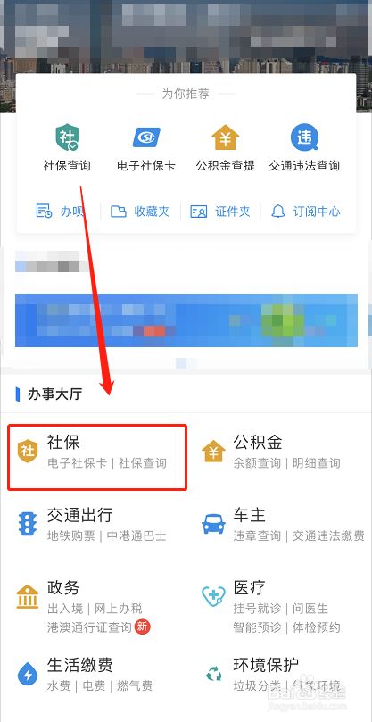 支付宝中如何查看社保中养老保险余额 百度经验