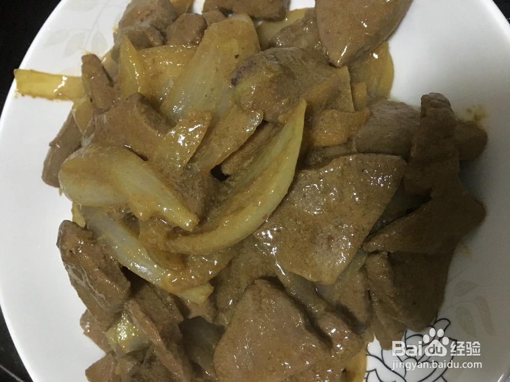 猪肝的个人做法