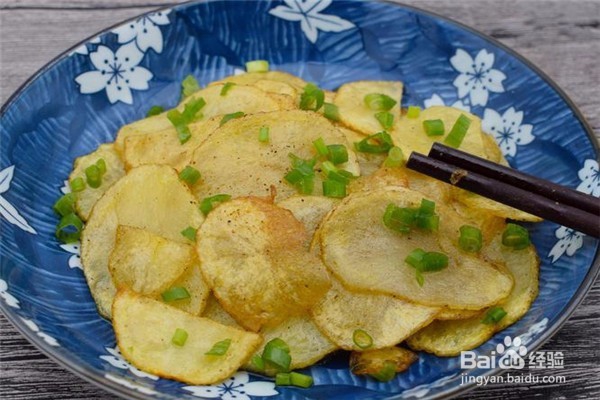 怎么做油炸葱花土豆片