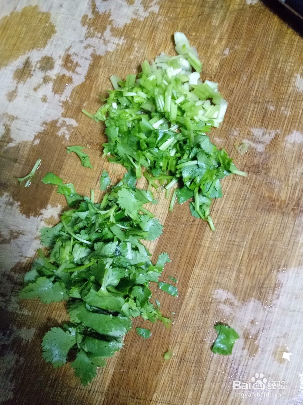 香菜金针菇鸡蛋饼