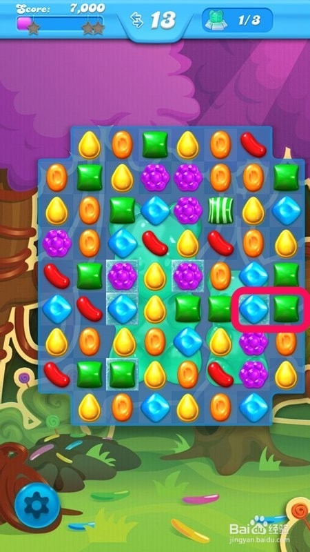 糖果粉碎苏打传奇----寻找果冻熊