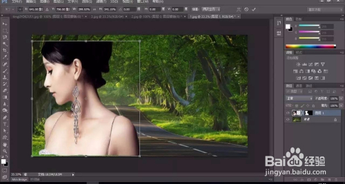 如何用小技巧实现PS的双重曝光？