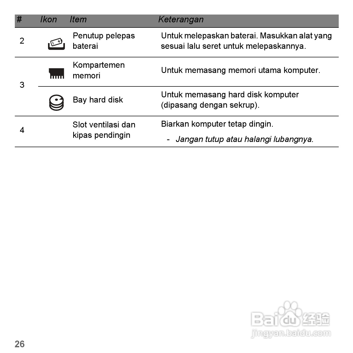 捷威Gateway VG50HC笔记本电脑使用说明书:[72]