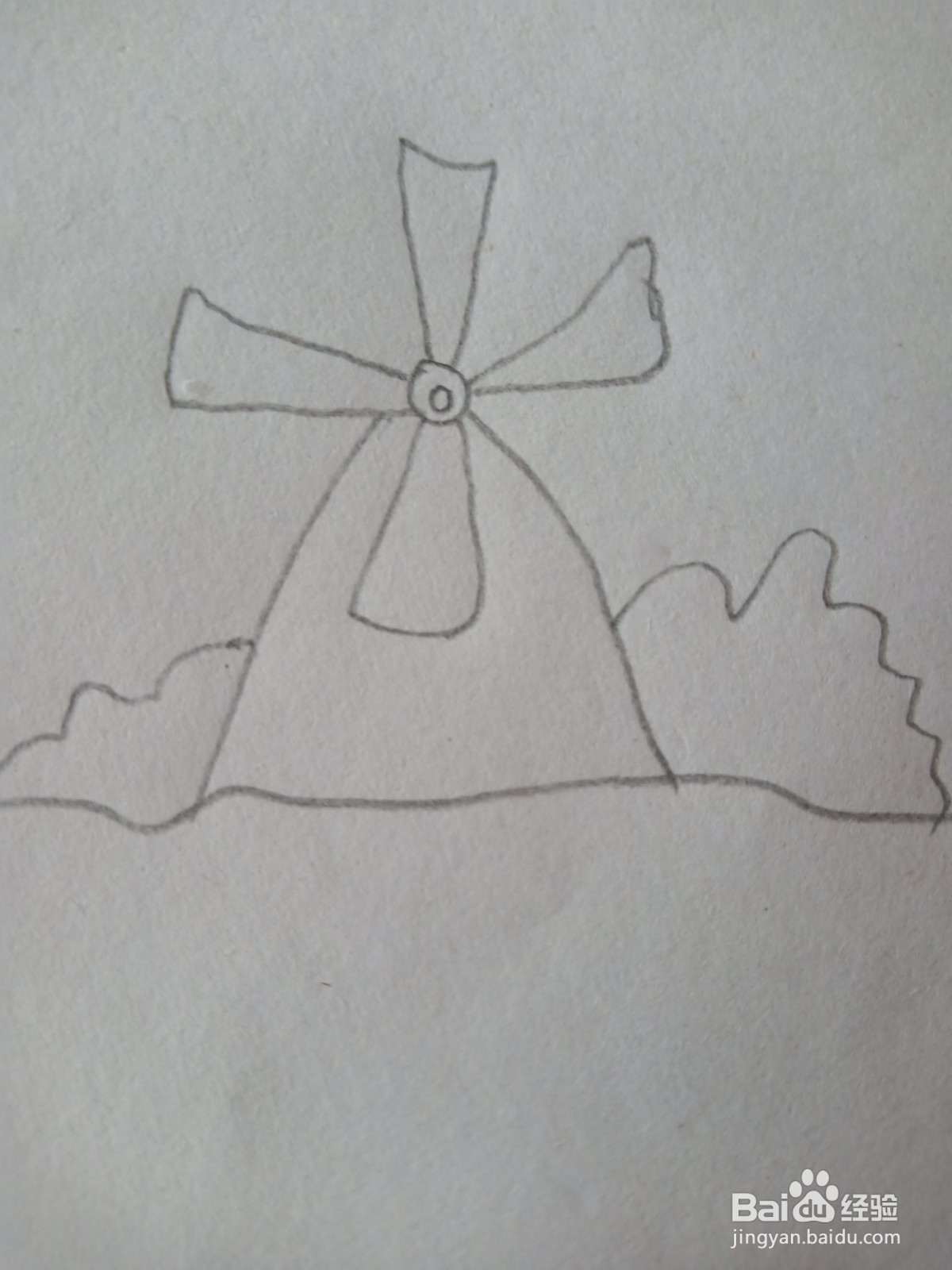 风车的简笔画