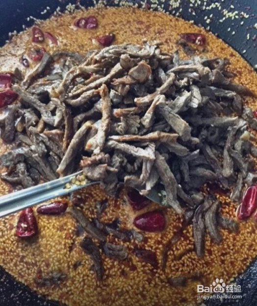 家常菜麻辣牛肉干教程
