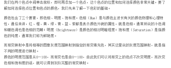 使用photoshop绘图渐变映射的方法