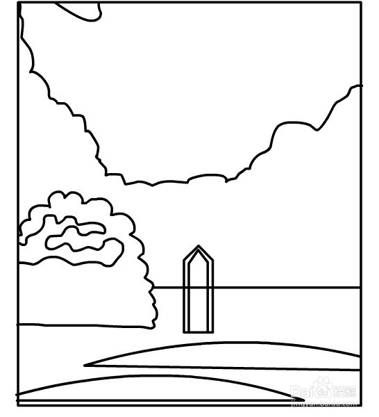 flash绘制一个卡通公园的场景