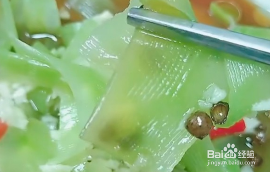 椒麻笋片的做法