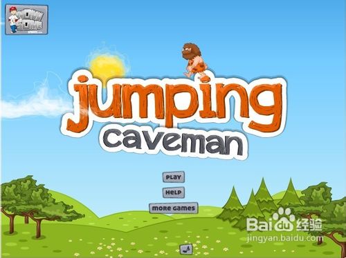 穴居人奔跑小游戏怎么玩？