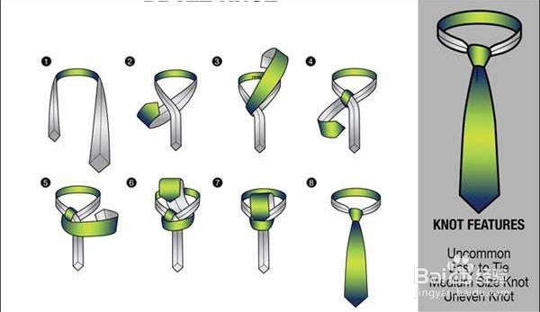 领带的系法图解