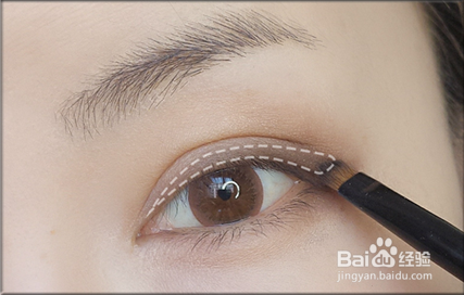 哑光质感眼妆
