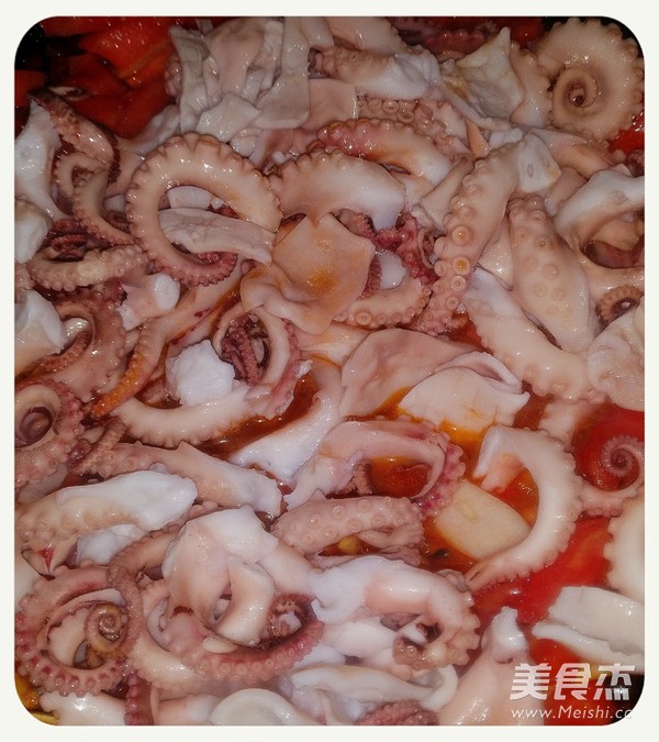 西红柿炖章鱼