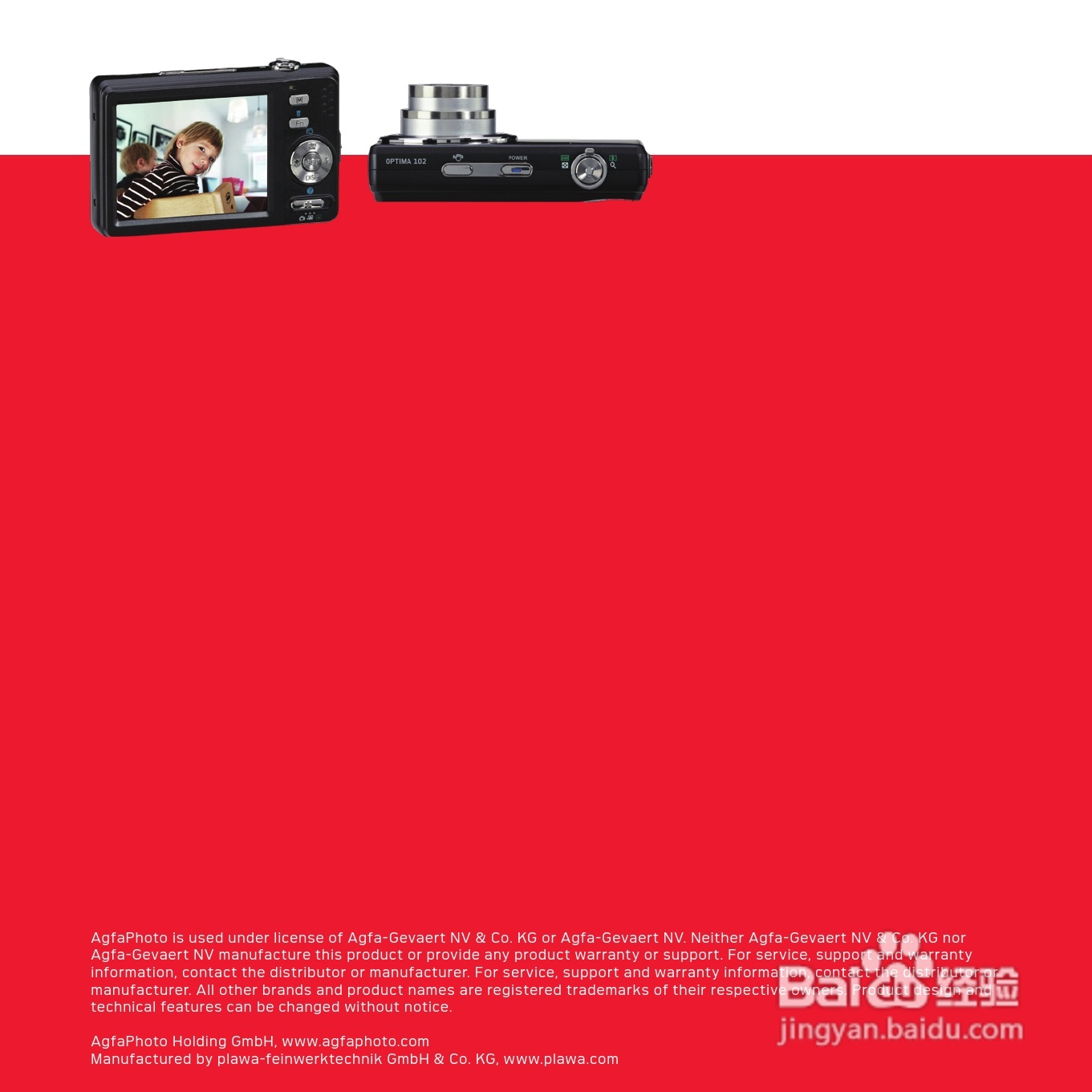 爱克发AgfaPhoto OPTIMA 102数码相机使用说明书:[10]