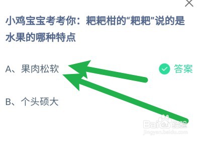耙耙柑的“耙耙”说的是水果的哪种特点？